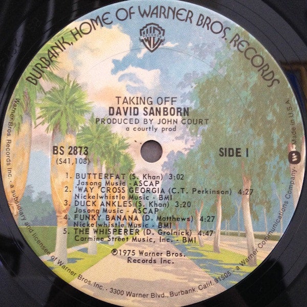David Sanborn - Taking Off | SEOUL RECORDS